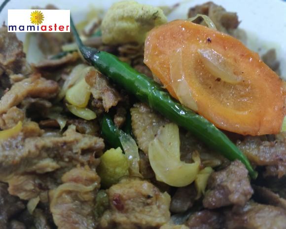 Resepi Daging Goreng Kunyit Yatie Kitchen