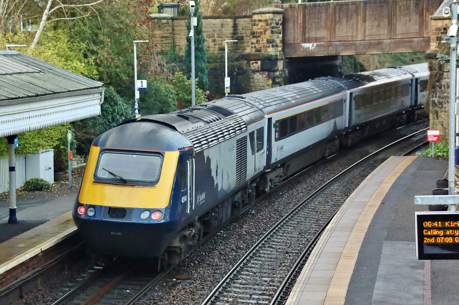 47s and other Classic Power at Southampton: ScotRail HST services, Aberdour, 23rd December 2019