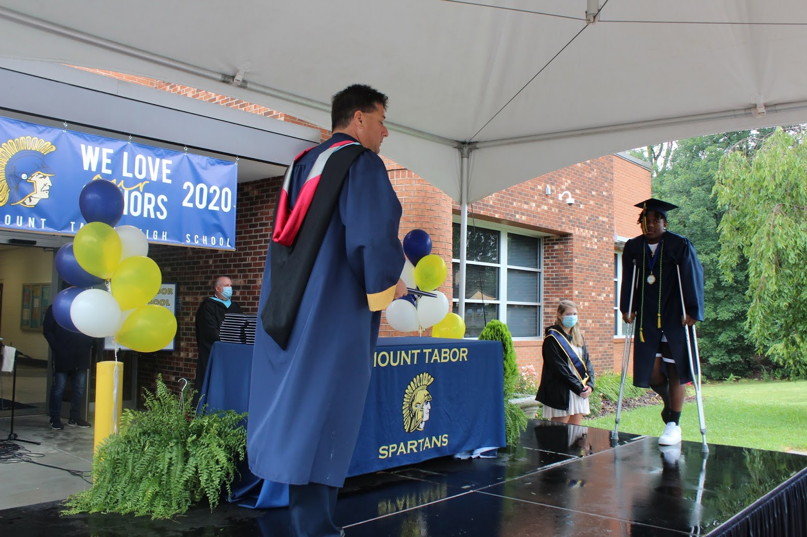 Your Permanent Record DriveThrough Graduation at Mount Tabor High