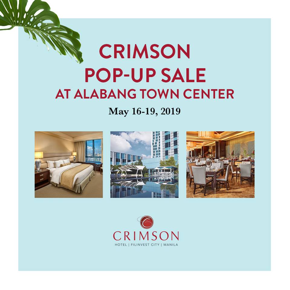 Manila Shopper Crimson Hotel PopUp SALE at ATC May 2019