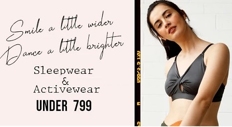 Women’s Nightwear / Activewear - under Rs.799 @ Zivame