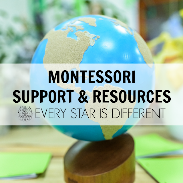 Montessori Support & Resources from Every Star Is Different