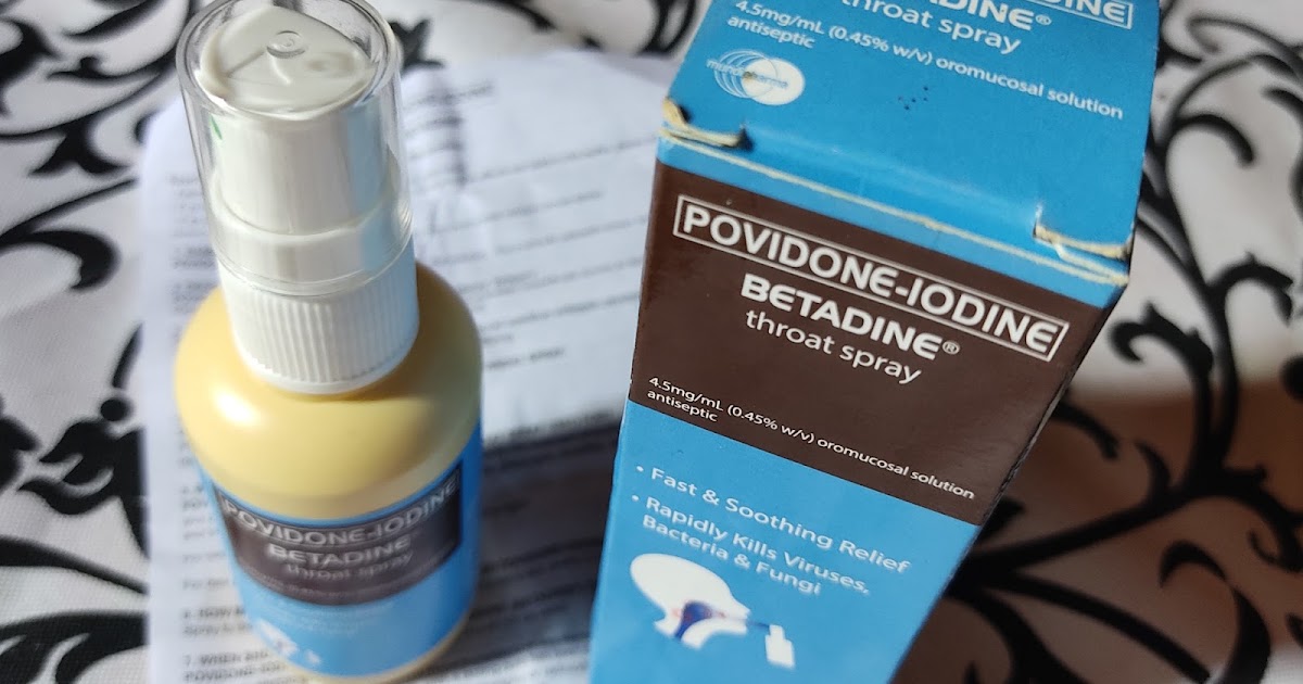 PovidoneIodine (BETADINE) Throat Spray Review