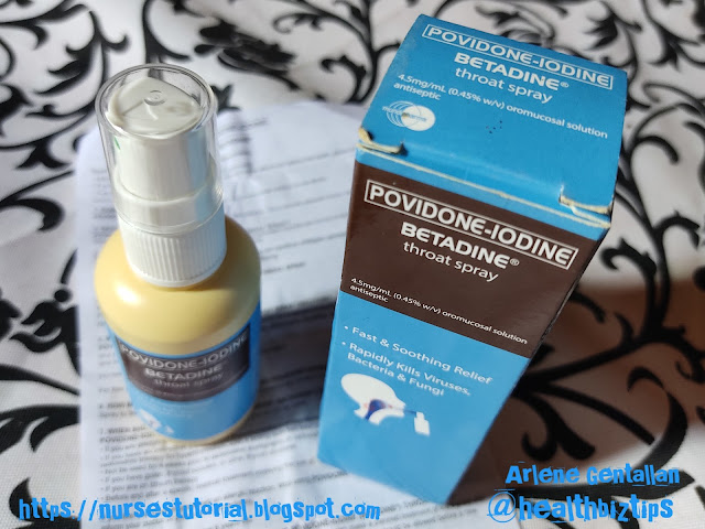 Povidone-Iodine (BETADINE) Throat Spray Review | healthbiztips