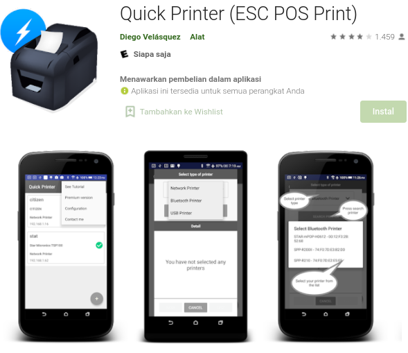 Aplikasi Quick Printer (ESC POS Print) Aplikasi Cetak Struk Offline Android,Aplikasi Cetak Struk Iphone,Software dan Aplikasi,Aplikasi Cetak Struk Online,Aplikasi Print Struk Belanja,Aplikasi Cetak Struk Bluetooth,Software Cetak Struk PC,