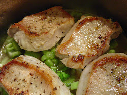 pork chops pot instant rice celery soup nice thick cooker pressure spice everything chop too