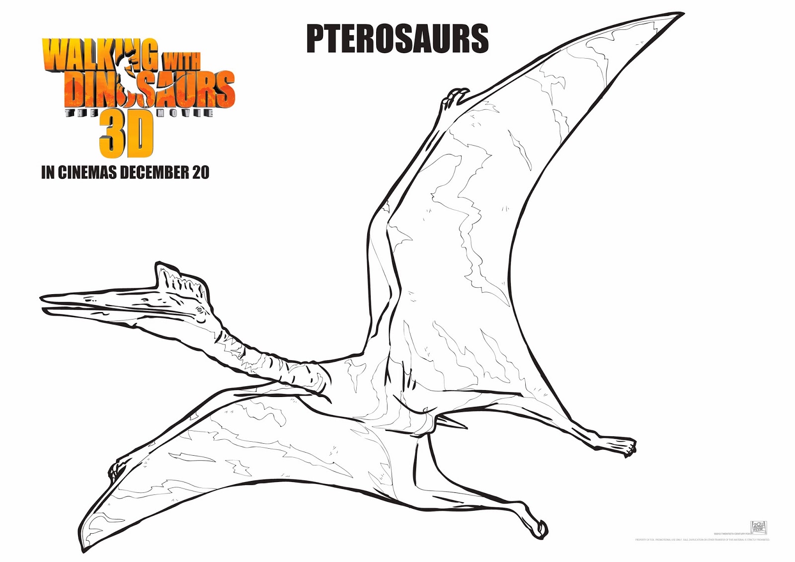 walking with dinosaurs coloring pages - photo #41