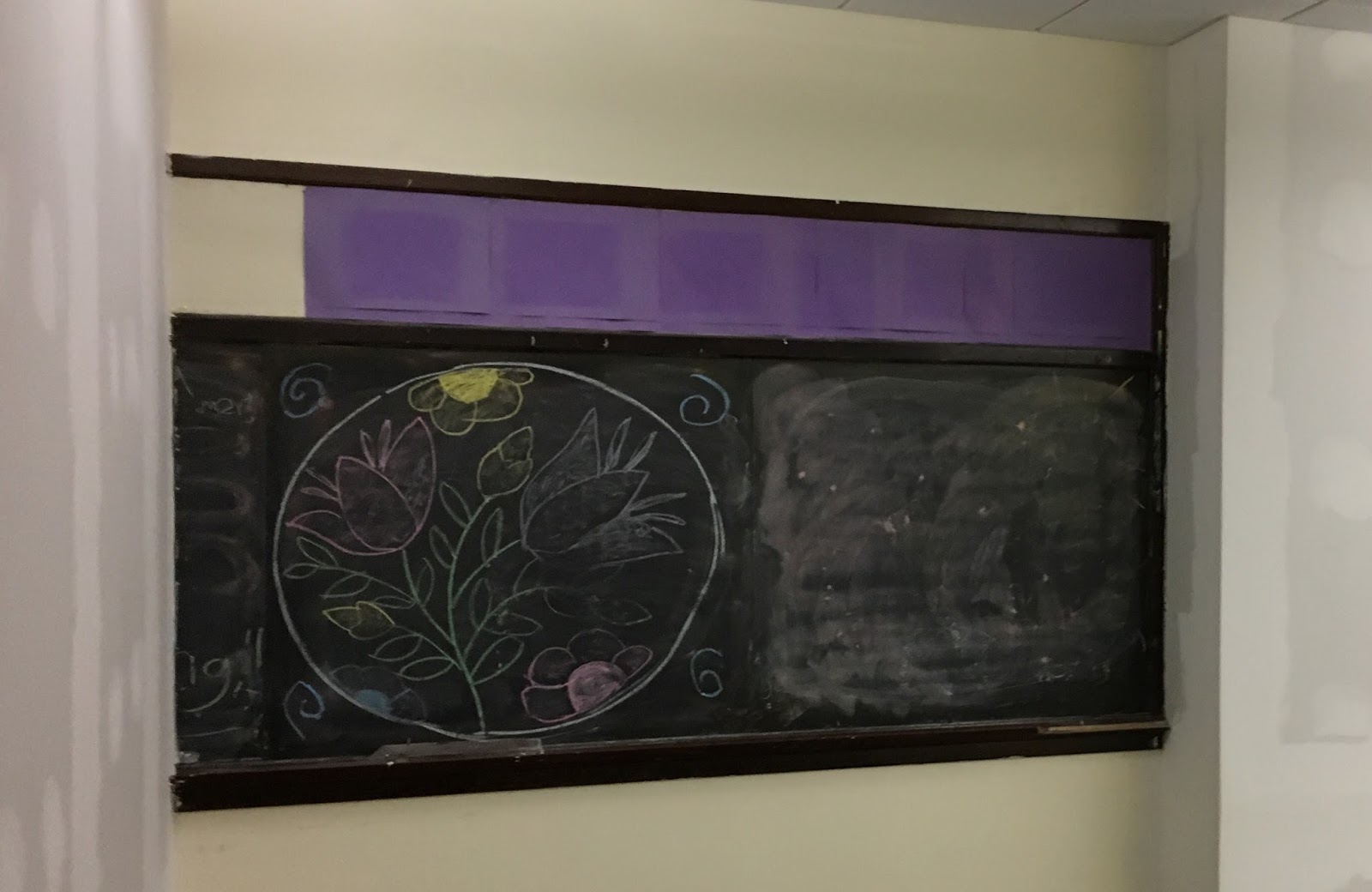iTEach it All Teacher Hack! Turn an old chalkboard into a bulletin