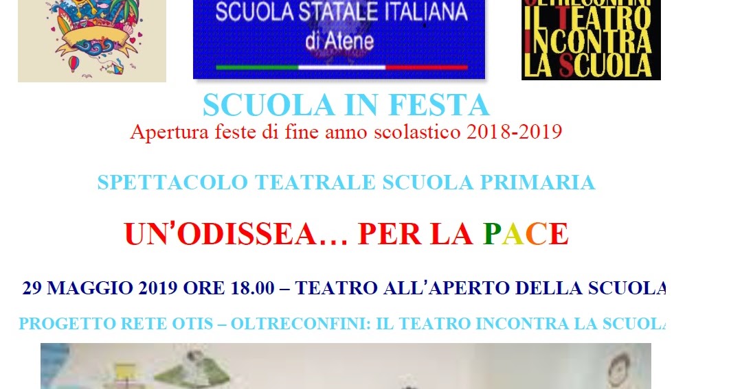 La Grecia In Italia Un Odissea Per La Pace Spettacolo Teatrale Scuola Primaria
