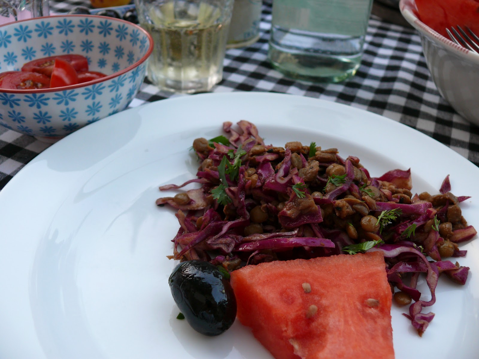Die Landfrau: Linsen-Blaukraut-Salat