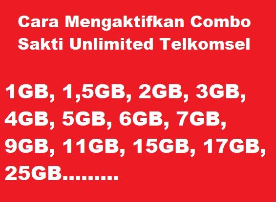 Cara Mengaktifkan Combo Sakti Unlimited Cara Cek Sisa Paket