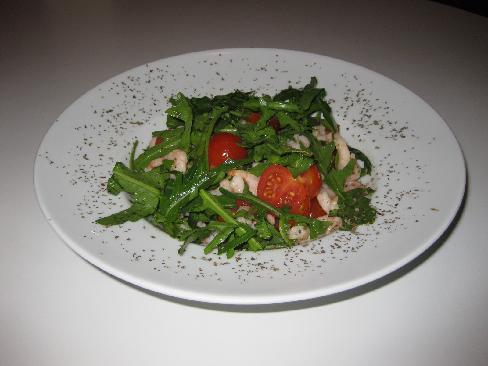 Mmmediterran: Rucola-Salat mit Krabben