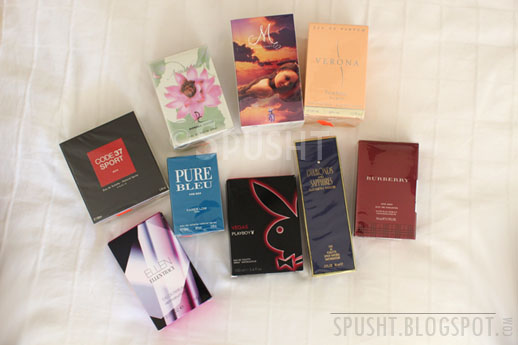 Spusht: gifts from USA for family back home