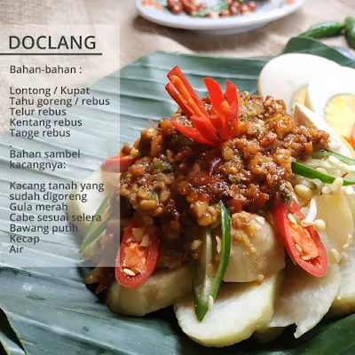 bahan bumbu doclang ciri khas doclang doclang khas bandung daun patat komposisi doclang kandungan gizi doclang resep doclang sapi lontong doclang