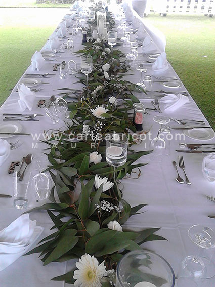 Eucalyptus Wedding Decoration 04 11 2017 Carte Abricot Wedding Planner A L Ile Maurice