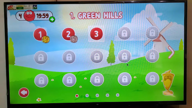 Red Ball 4 in android tv Red Ball 4 game for android tv