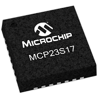 MCP23S17 Microchip IO Expander QFN Package