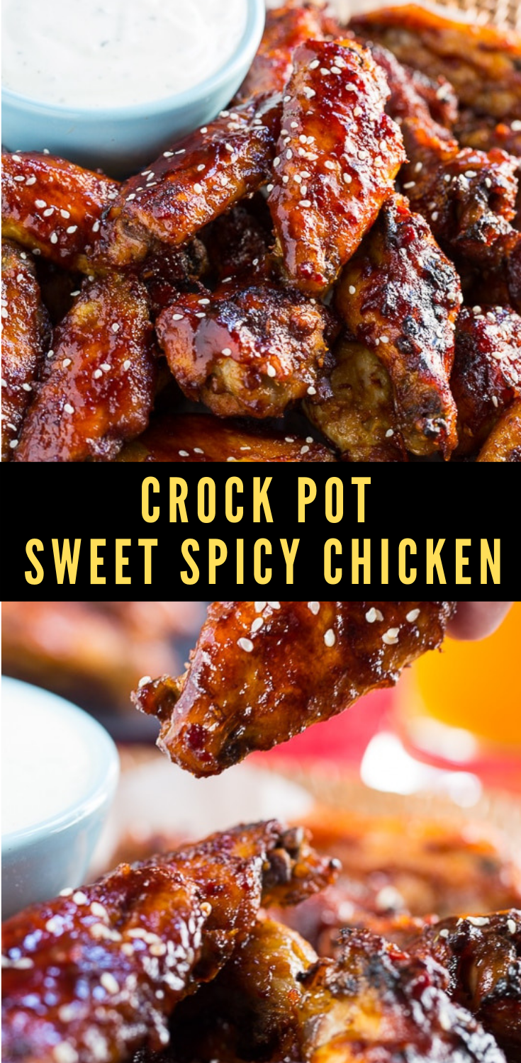 Crock Pot Sweet and Spicy Sticky Wings Trending Recipes