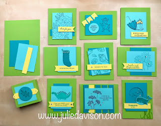 16 Alternative "Get & Go" Project Ideas ~ www.juliedavison.com #stampinup