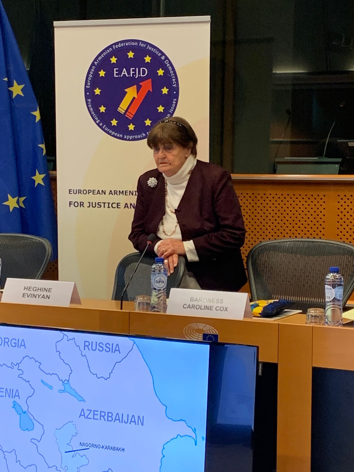 Baroness Caroline Cox Baroness Caroline Cox visit to European