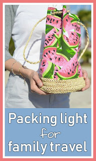 Packing light for family travel - some tips