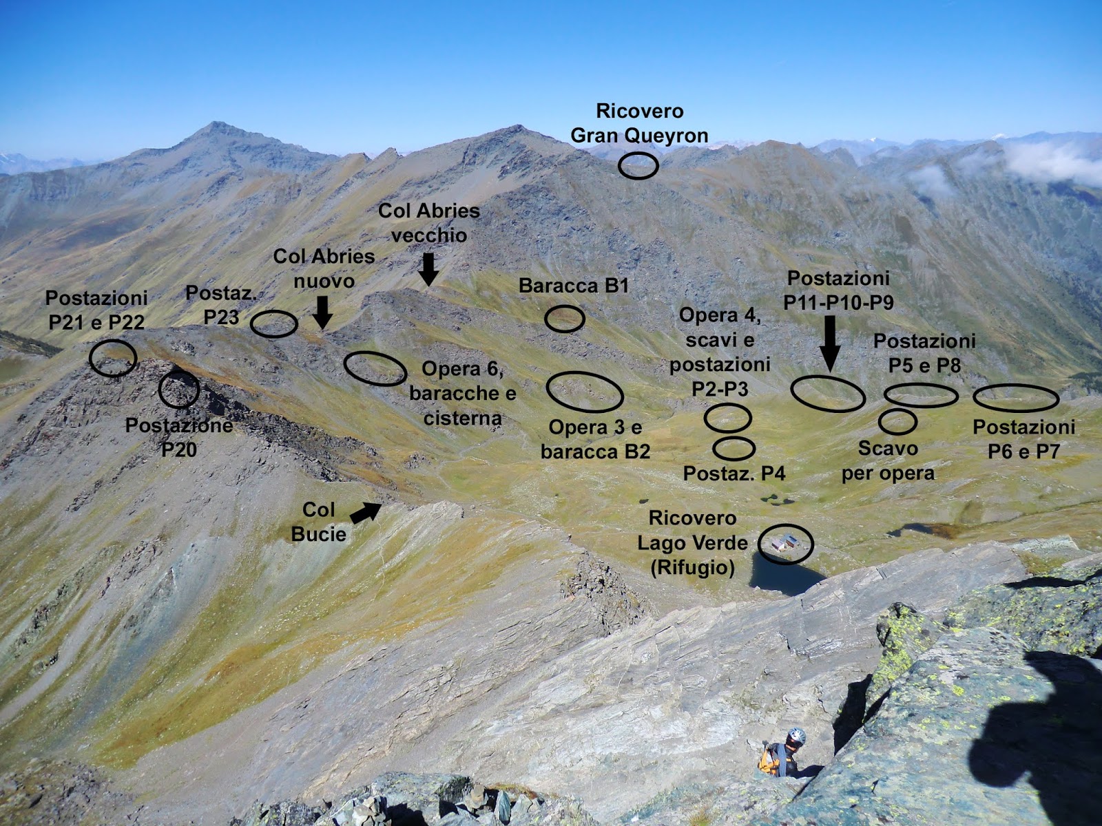 Atlante delle Opere Fortificate Vallo Alpino il Caposaldo Abries (Prali)