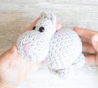 PATRON GRATIS HIPOPOTAMO AMIGURUMI 47065 🦛