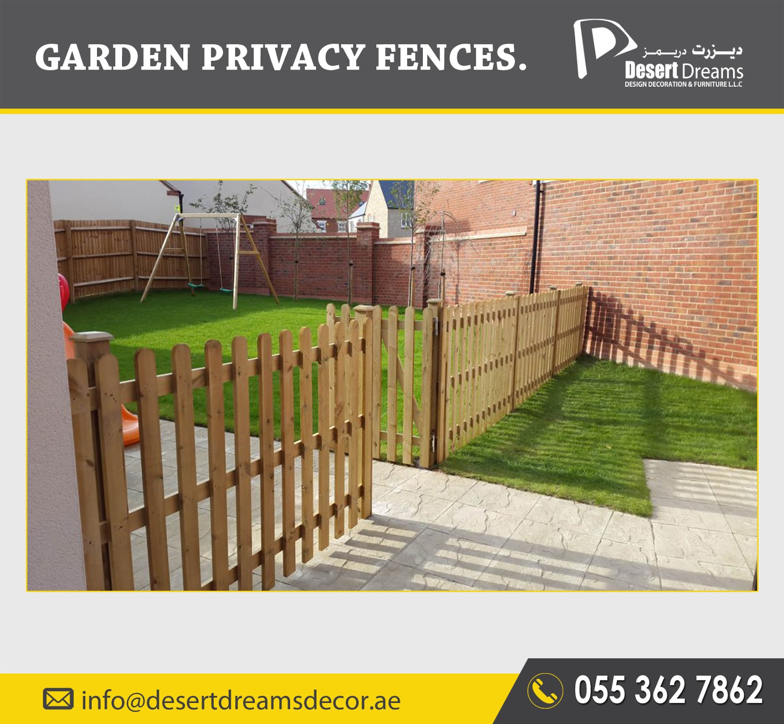Wooden Fence Dubai Wooden Fence Abu Dhabi Wooden Fence Uae. RENTAL