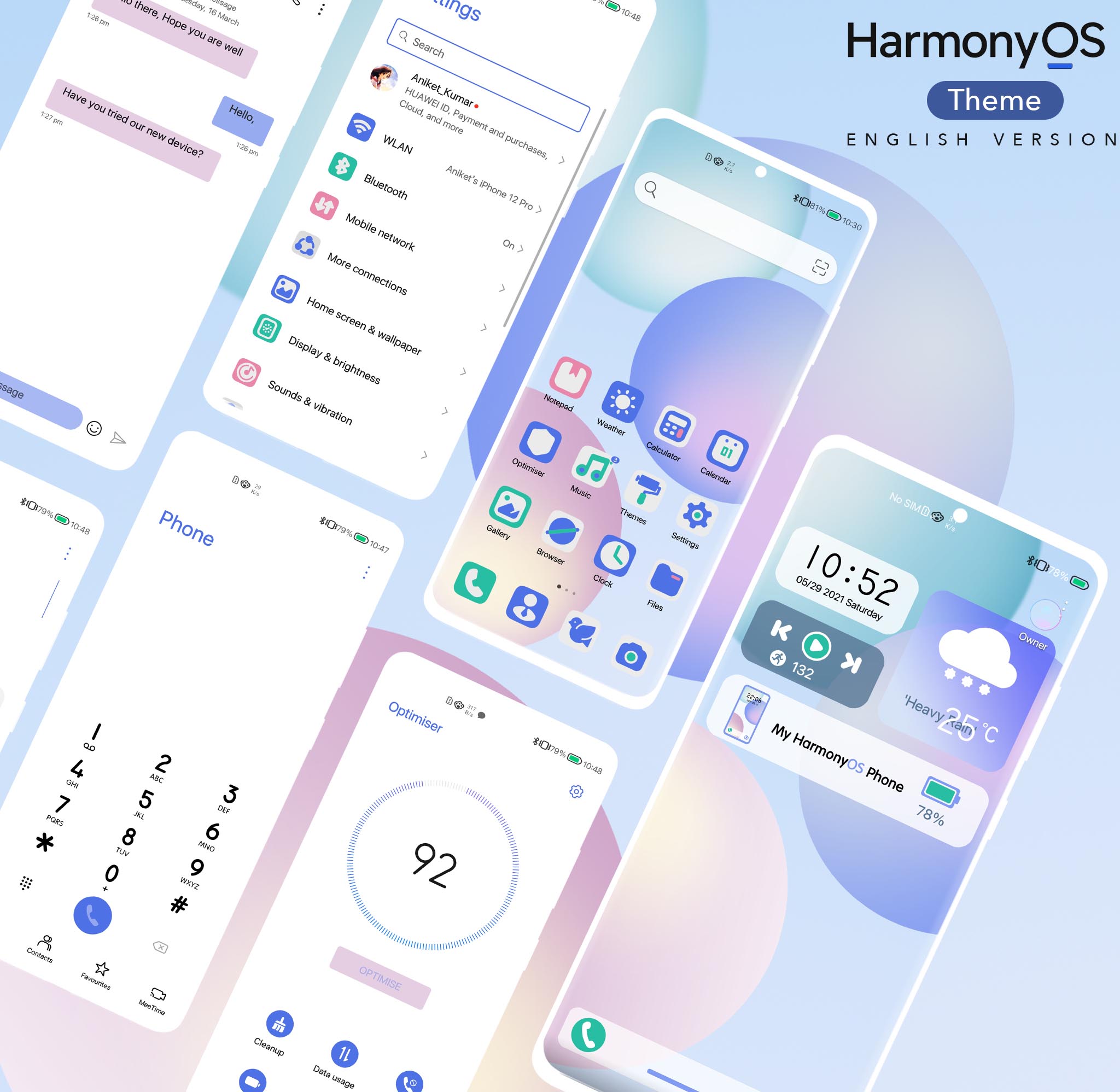 Harmony os honor. EMUI Интерфейс. Harmony Интерфейс. Темы для EMUI. Harmony os Интерфейс.