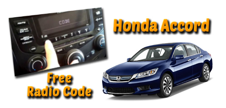 How To Enter Honda Accord Radio Code - Honda Accord Radio Code