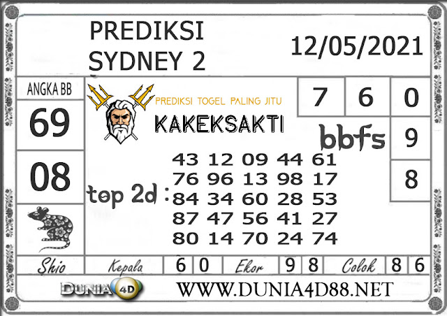 Prediksi Togel SYDNEY 2 DUNIA4D 12 MEI 2021 Prediksi Togel SYDNEY 2 DUNIA4D 12 MEI 2021