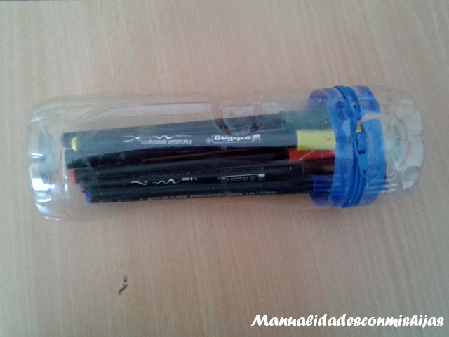 Manualidades con mis hijas: estuche para la #vueltaalcole