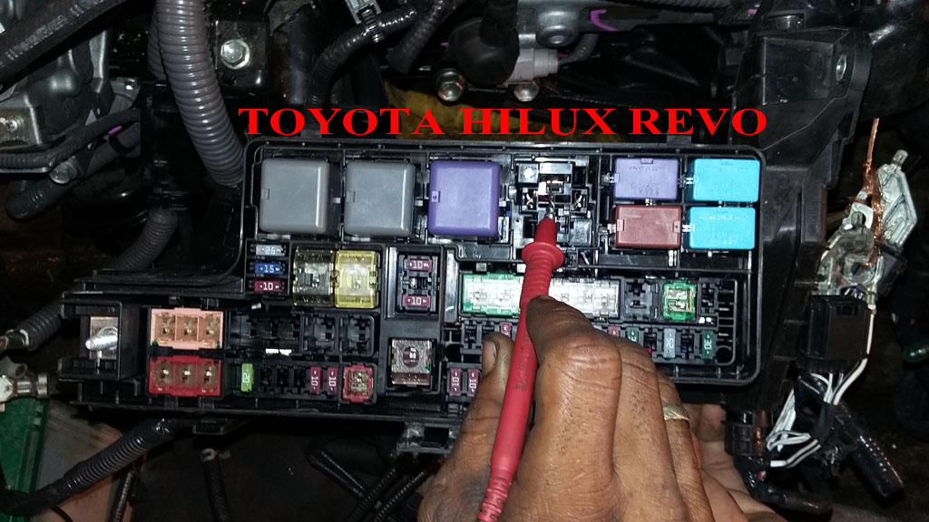 TOYOTA HILUX REVO WIRING ENGINE Hilux Revo Relay Engine Room