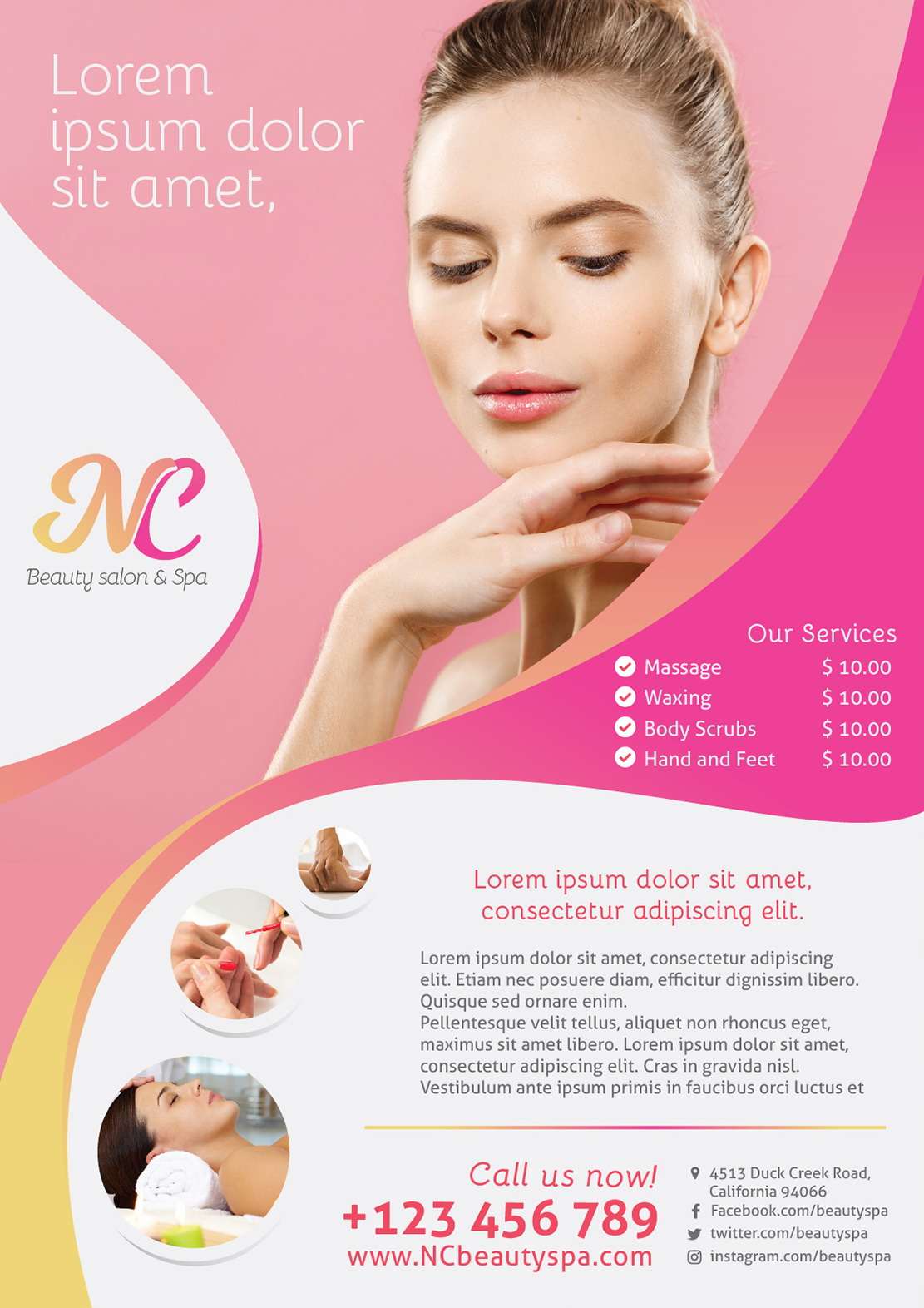 Brosur Keren Contoh Brosur Keren, Dinamis dan Elegan