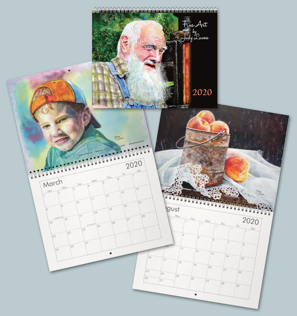 images from Judy Lavoie 202 calendar of fine art