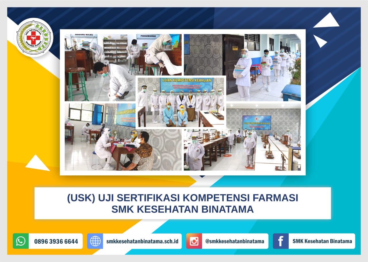 Uji Sertifikasi Kompetensi Lsp Asnakes Indonesia Kompetensi Keahlian Farmasi Klinis Dan Komunitas Smk Kesehatan Binatama Tahun Pelajaran 2019 2020 Smk Kesehatan Binatama