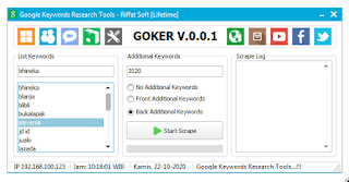 Main Page Goker Keyword Research and Suggestion Tools