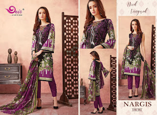 Devi Nargis Pure Lawn Cotton Dress Material catalog