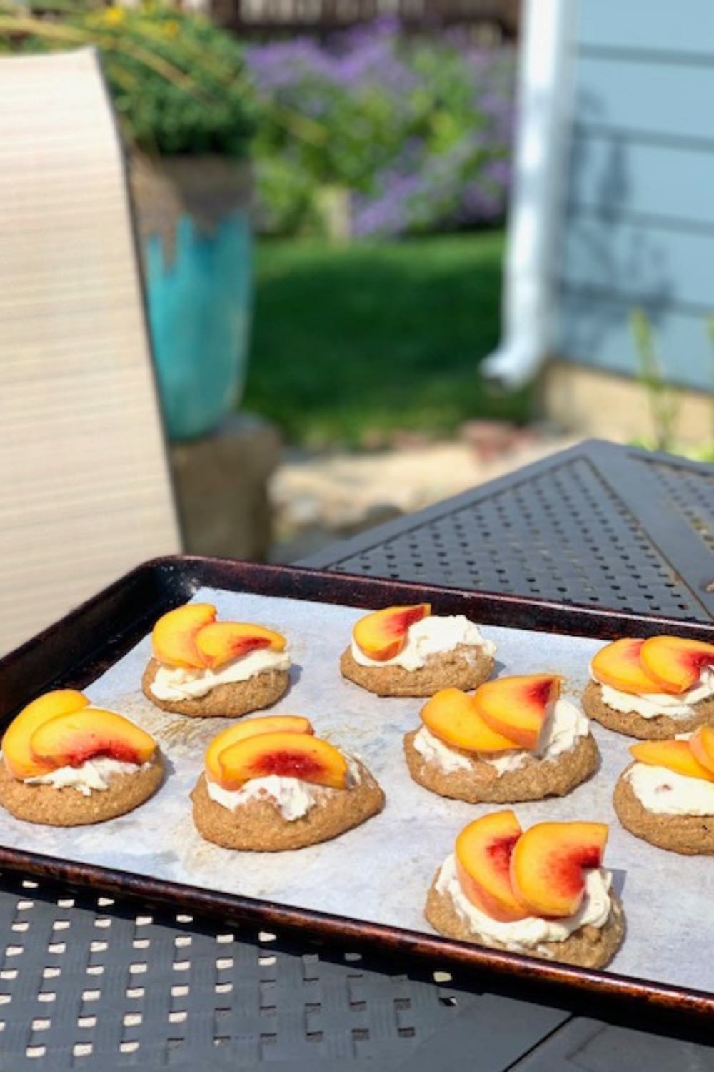 Keto Friendly Danish with Fresh Peaches Our Good Life