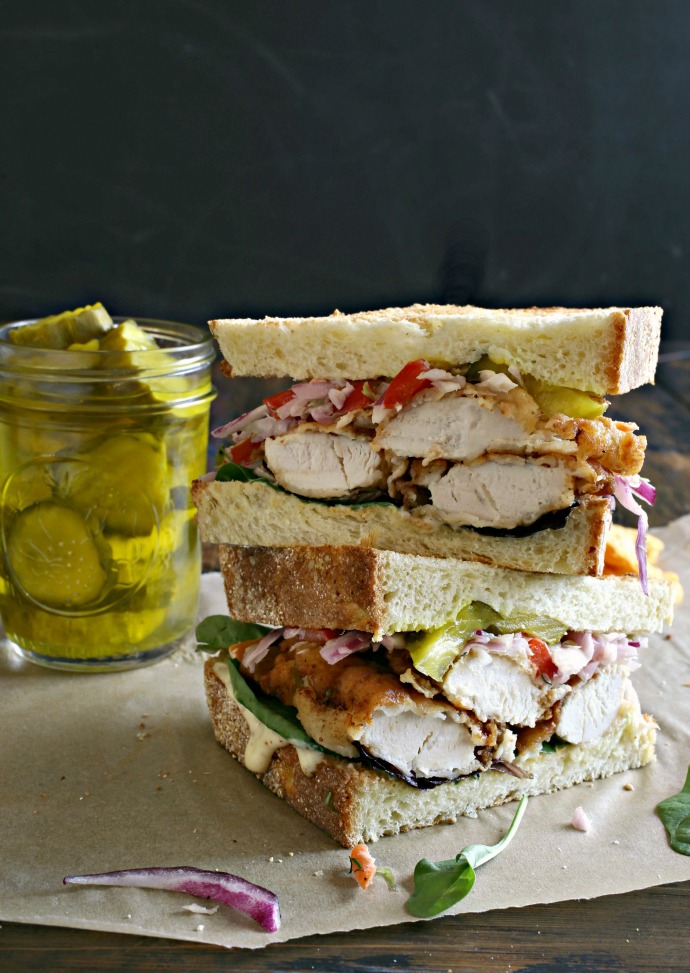 Hungry Couple Buttermilk Fried Chicken Sandwich