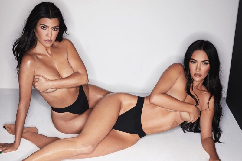 Megan and Kourtney turn up the heat for SKIMS Cotton Campaign