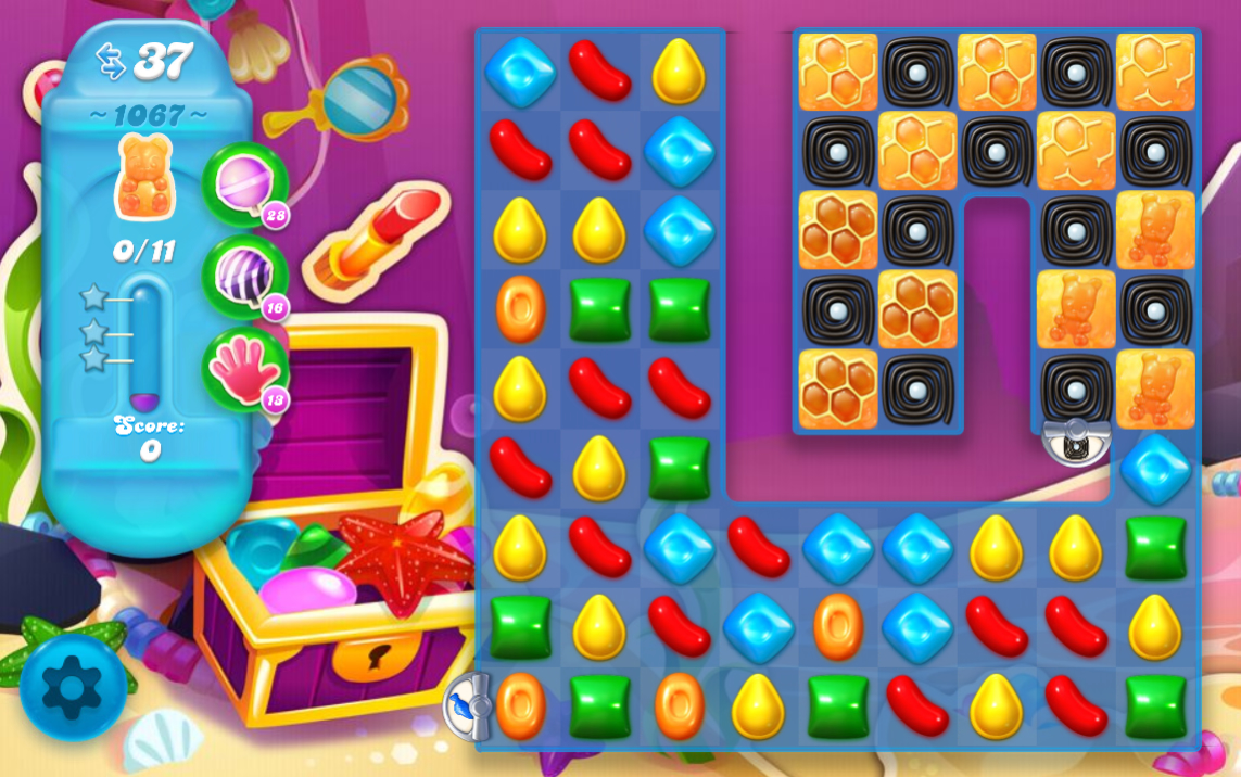 Candy Crush Soda Saga 1067 Candy Crush Soda Saga 1067