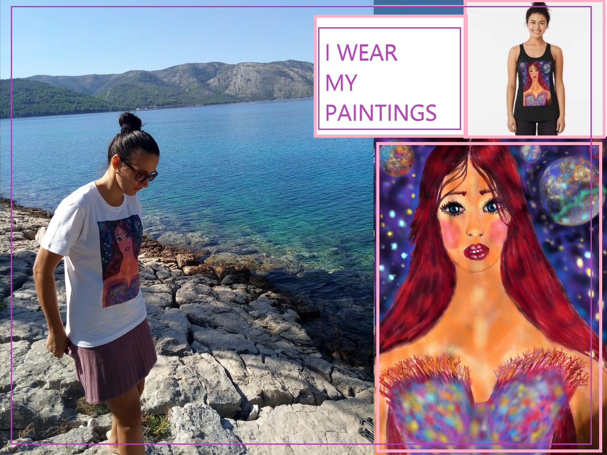 I WEAR MY PAINTINGS, STYLING A GRAPHIC TEE IN STARI GRAD
