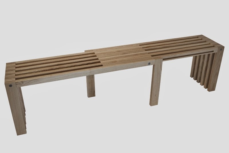 Minimalist Wooden Bench Furniture Design