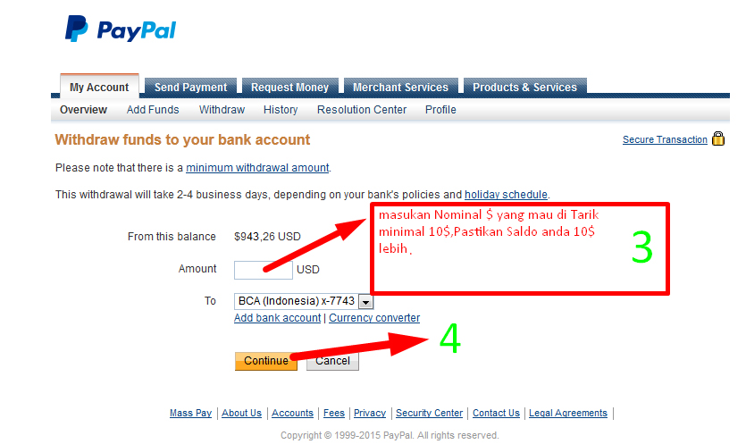 Bagaimana Cara Mencairkan Uang dari PayPal Ke Rekening ...