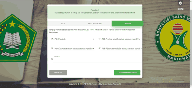 Panduan Cara Mendaftar Akun Madrasah KSM Kemenag 2019 Panduan Cara Mendaftar Akun Madrasah KSM Kemenag 2019