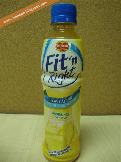 Del Monte : Fit n Right Pineapple Juice Drink | iSoda ...
