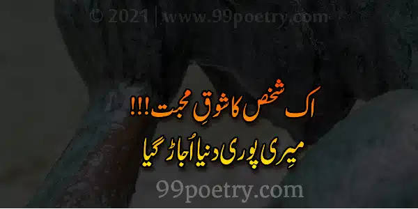 Best Sad Poetry in Urdu 2 Lines With Images