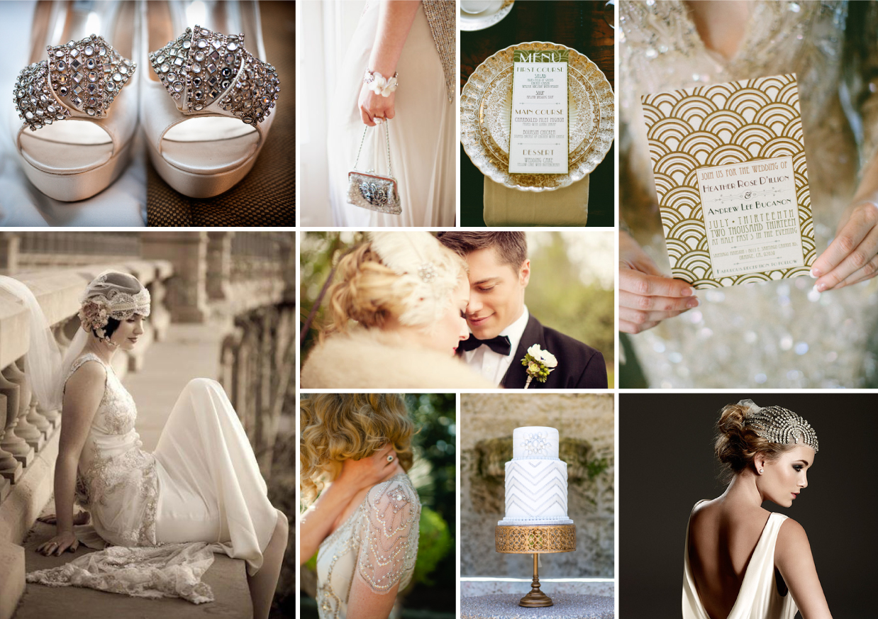 Pink Teapot Design and Letterpress Great Gatsby Glamour