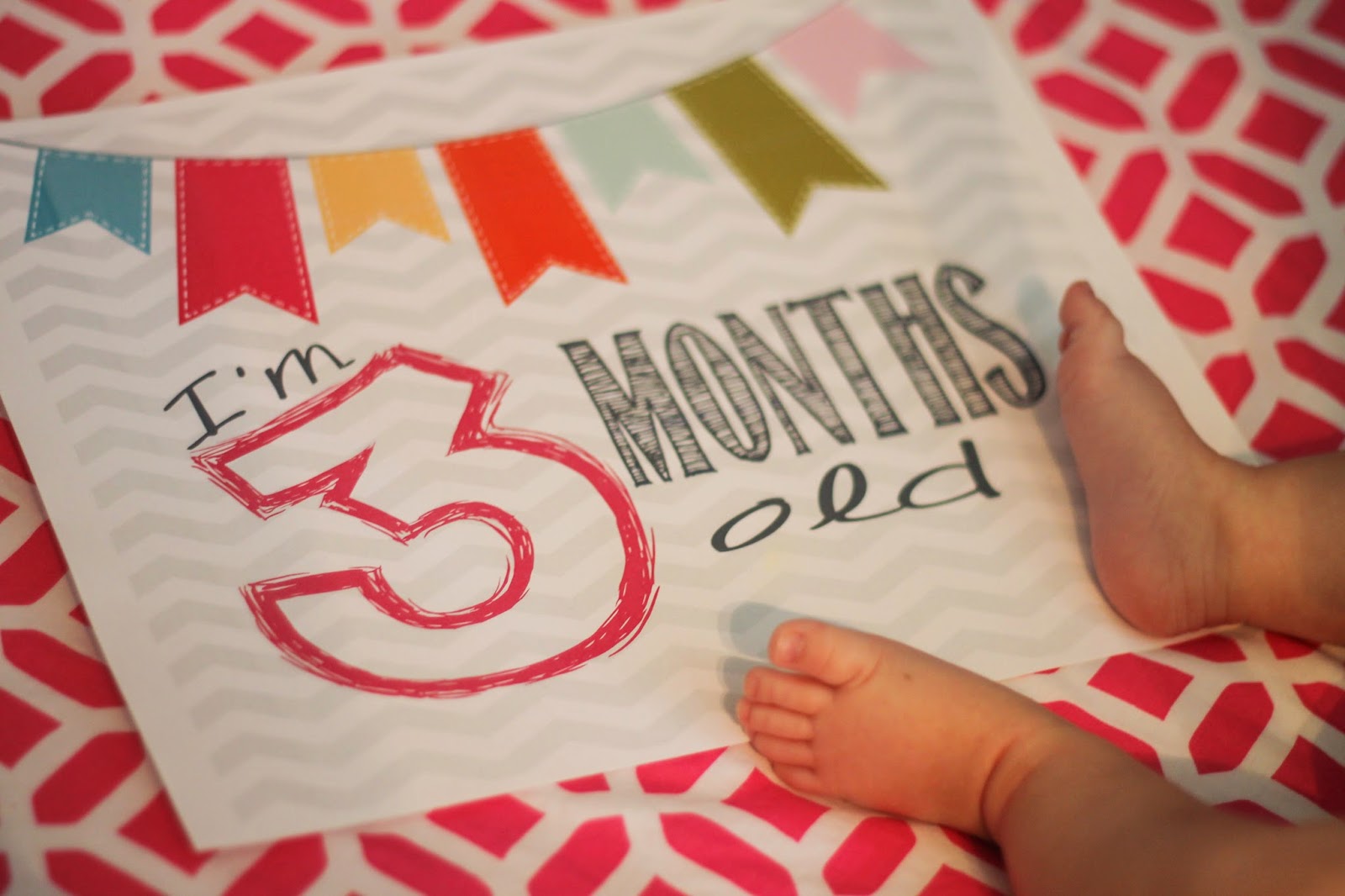 Married In May Designs: Let's Celebrate 3 Months with a {Free Printable}